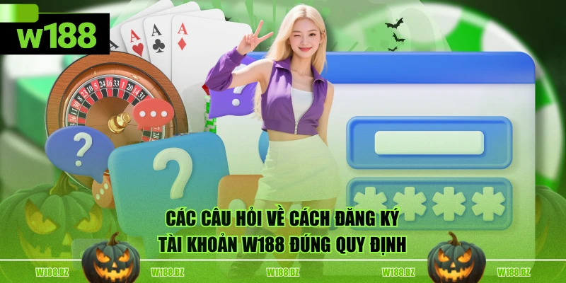 Đăng Ký W188 3 Các câu hỏi về cách đăng ký tài khoản W188 đúng quy định